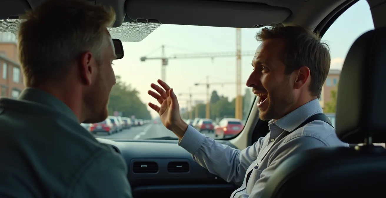 Escena cotidiana mostrando señales sociales de sobrecalentamiento del mercado